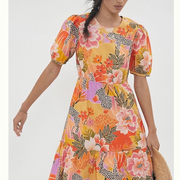 Anthropologie Farm Rio Maribel Maxi dress 👗 - Picture 6 of 8